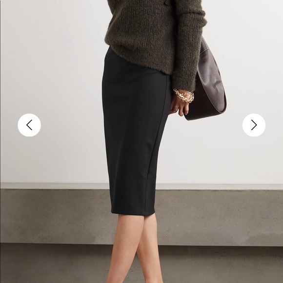 The Row Dresses & Skirts - The Row Rabina Black Pencil MIDI Skirt